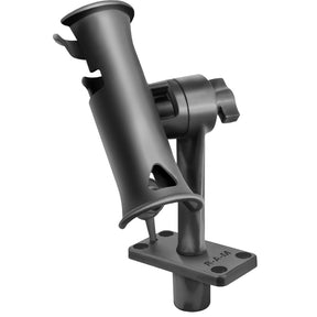 RAM Mount RAM Tube Jr Fishing Rod Holder wStandard 6 Length Post Spline  Flush Mounting Base