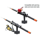 RAM Mount RAM Tube Jr Fishing Rod Holder wShort 4 Length Post Spline  Bulkhead Mounting Base