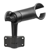RAM Mount RAM Tube Jr Fishing Rod Holder wShort 4 Length Post Spline  Bulkhead Mounting Base