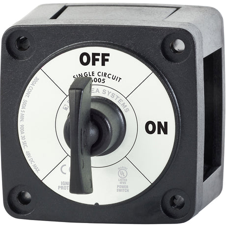 Blue Sea 6005200 Battery Switch Single Circuit ONOFF  Black