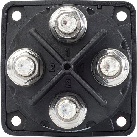 Blue Sea 6011200 mSeries Battery Switch Dual Circuit Plus  Black