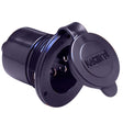 Marinco Marine OnBoard Hard Wired Charger Inlet  15Amp  Black