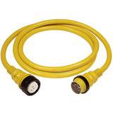 Marinco 50Amp 125250V Shore Power Cable  25  Yellow