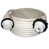 Marinco 30A 125V Molded Standard Cordset  White  50