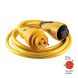 Marinco CS3012 EEL 30A 125V Shore Power Cordset  12  Yellow