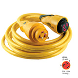 Marinco CS3050 EEL 30A 125V Shore Power Cordset  50  Yellow