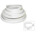 TACO Flexible Vinyl Trim  532 Opening x 916W x 25L  White