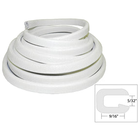 TACO Flexible Vinyl Trim  532 Opening x 916W x 25L  White