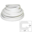 TACO Flexible Vinyl Trim  14 Opening x 12W x 25L  White