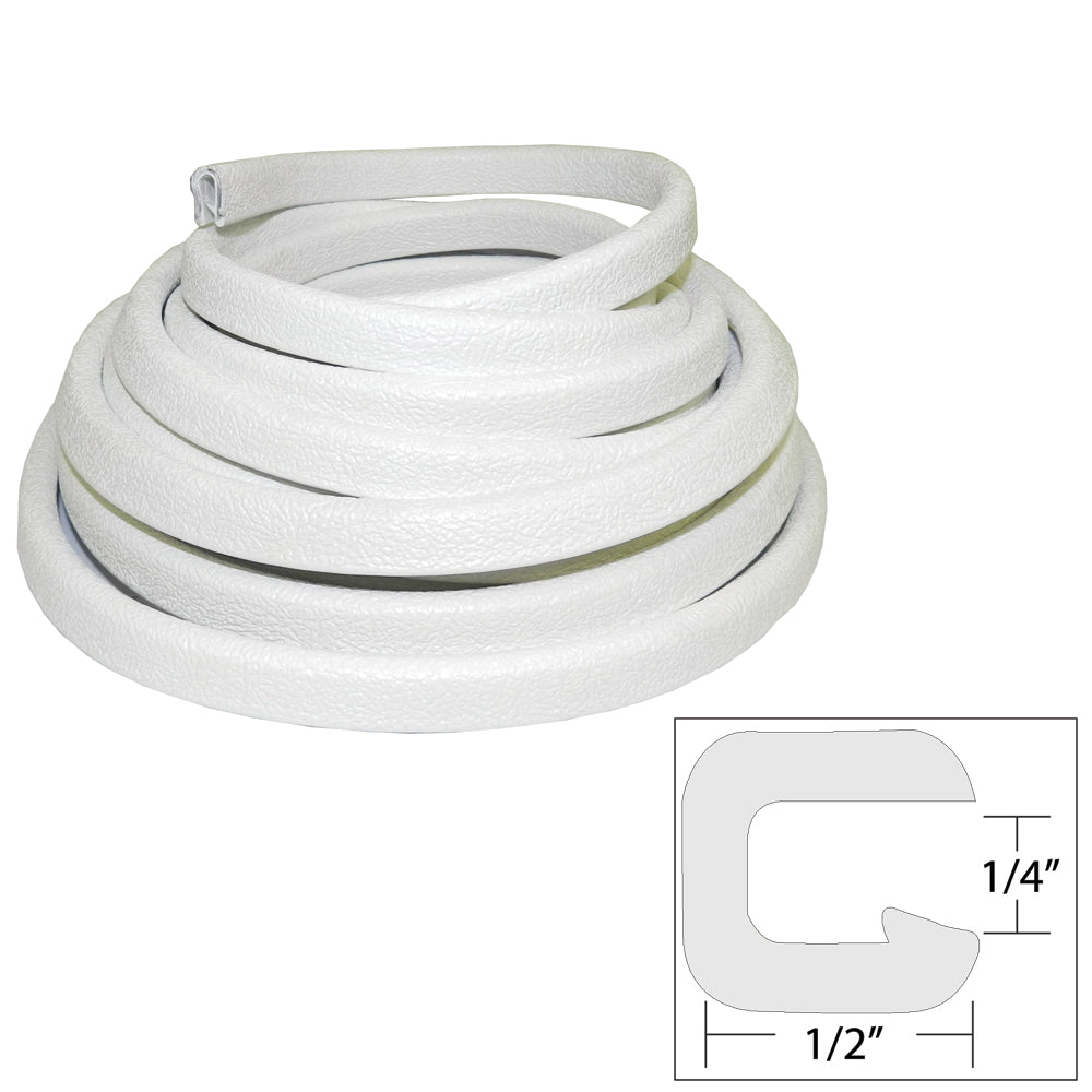 TACO Flexible Vinyl Trim  14 Opening x 12W x 25L  White
