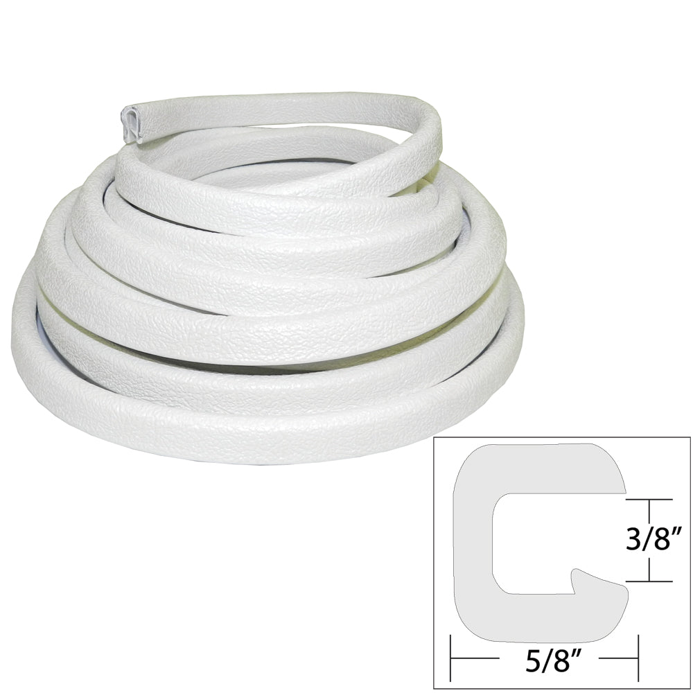 TACO Flexible Vinyl Trim  38 Opening x W x 25L  White