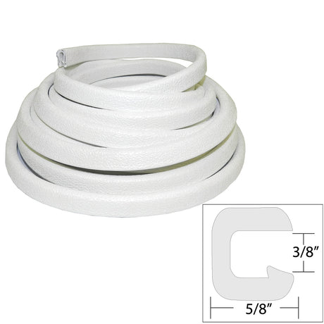 TACO Flexible Vinyl Trim  38 Opening x W x 25L  White