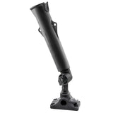 RAM ToughTube Fishing Rod Holder w3 Length Spline Post Combination BulkheadFlat Surface Base  Plunger