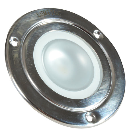 Lumitec Shadow  Flush Mount Down Light  Polished SS Finish  3Color RedBlue Non Dimming wWhite Dimming