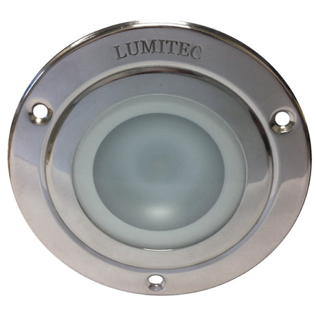 Lumitec Shadow  Flush Mount Down Light  Polished SS Finish  3Color RedBlue Non Dimming wWhite Dimming