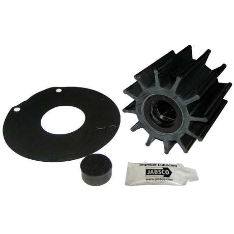 Jabsco Impeller Kit  12 Blade  Neoprene  3 Diameter  Plastic Insert  Double Flat Drive