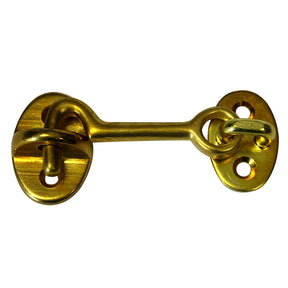 Whitecap Cabin Door Hook  Polished Brass  2