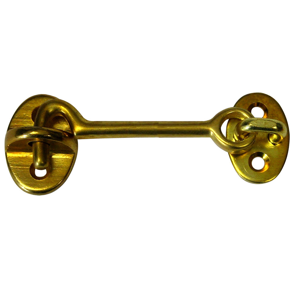 Whitecap Cabin Door Hook  Polished Brass  3