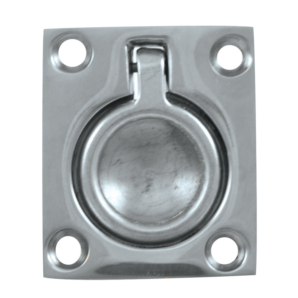 Whitecap Flush Pull Ring  CPBrass  112 x 134