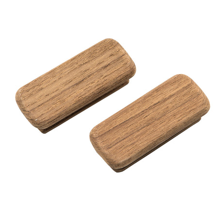 Whitecap Teak Rectangular Drawer Knob  234L  2 Pack