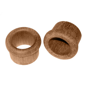 Whitecap Teak Finger Pull  1 Barrel Length  2 Pack
