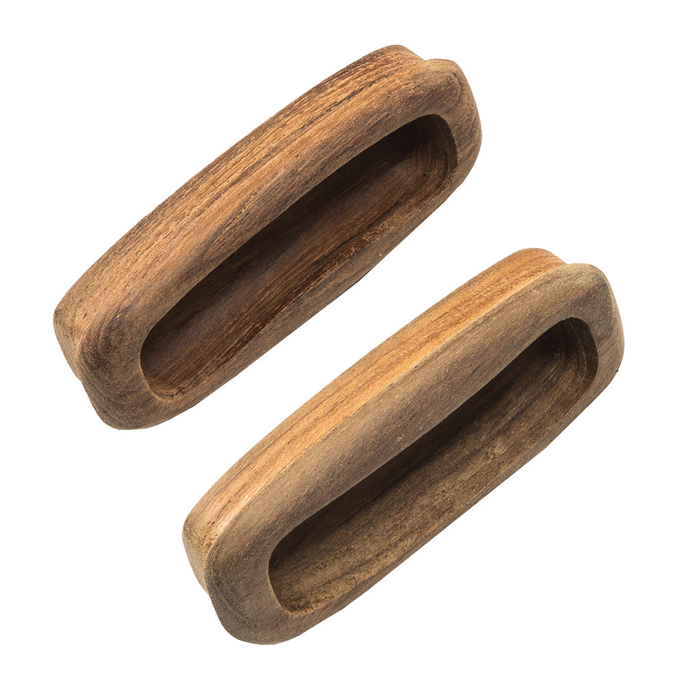 Whitecap Teak Rectangular Drawer Pull  314L  2 Pack