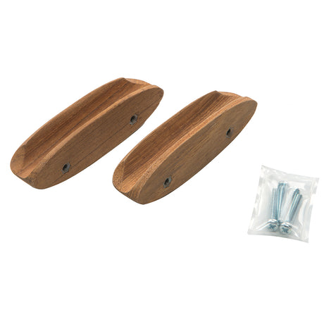Whitecap Teak Oval Drawer Pull  4L  2 Pack