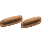 Whitecap Teak Oval Drawer Pull  4L  2 Pack