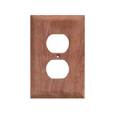 Whitecap Teak Outlet CoverReceptacle Plate