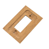 Whitecap Teak Ground Fault Outlet CoverReceptacle Plate