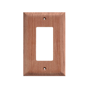 Whitecap Teak Ground Fault Outlet CoverReceptacle Plate