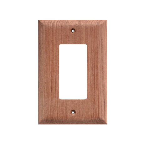 Whitecap Teak Ground Fault Outlet CoverReceptacle Plate