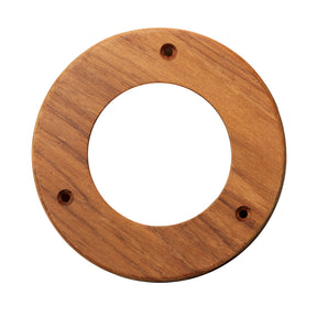 Whitecap Teak Trim Ring  4 Inner Diameter Opening