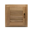 Whitecap Teak Louvered Door  Frame  Right Hand  12 x 12