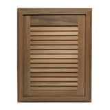 Whitecap Teak Louvered Door  Frame  Right Hand  15 x 20