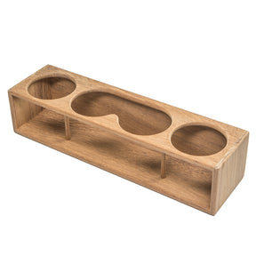 Whitecap Teak Four Insulated DrinkBinocular Rack