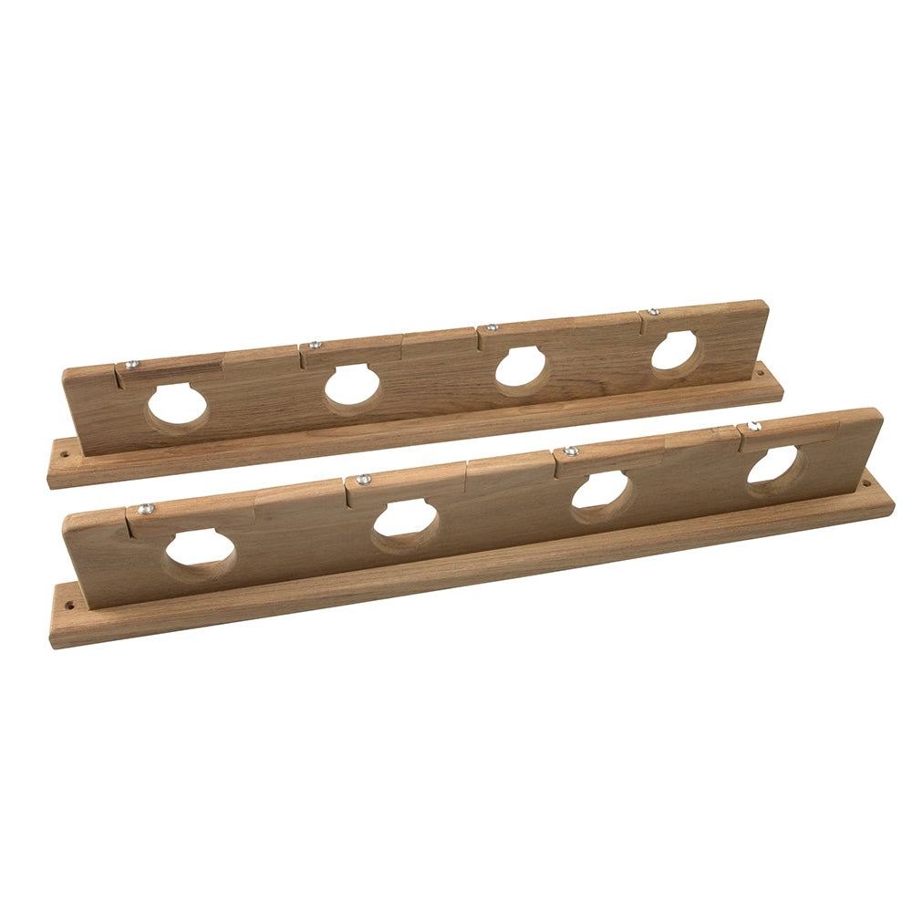 Whitecap Teak LockIn FourRod Storage Rack