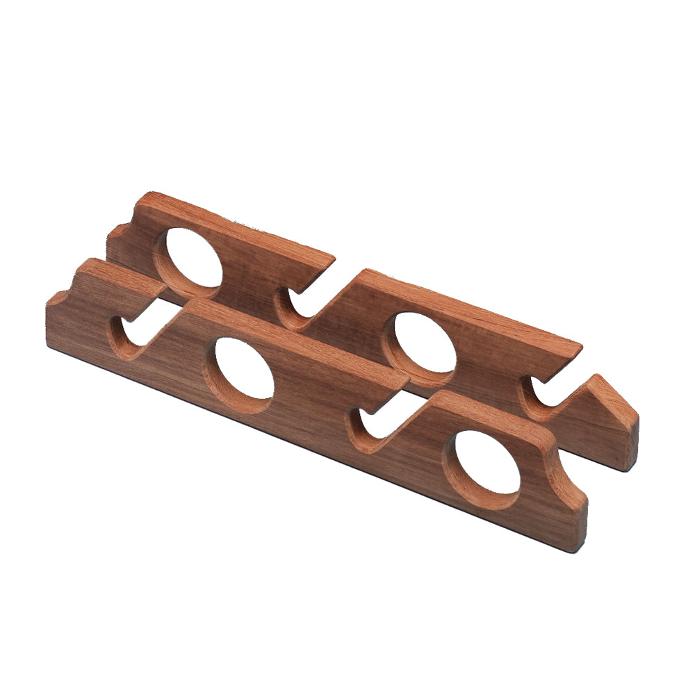 Whitecap Teak FourRod Storage Rack  Pair