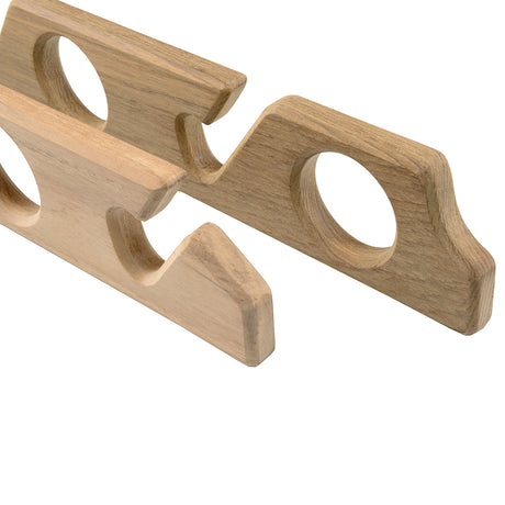 Whitecap Teak SixRod Storage Rack  Pair