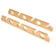 Whitecap Teak SixRod Storage Rack  Pair