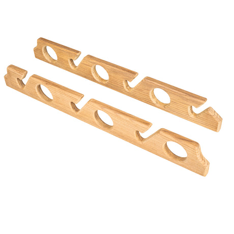 Whitecap Teak SixRod Storage Rack  Pair