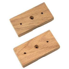 Whitecap Teak Rod Storage Rack Mounting Brackets  Pair