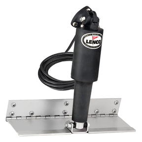 Lenco 4 x 12 Limited Space Trim Tab Kit wo Switch Kit 12V  Standard Finish  Standard Actuator