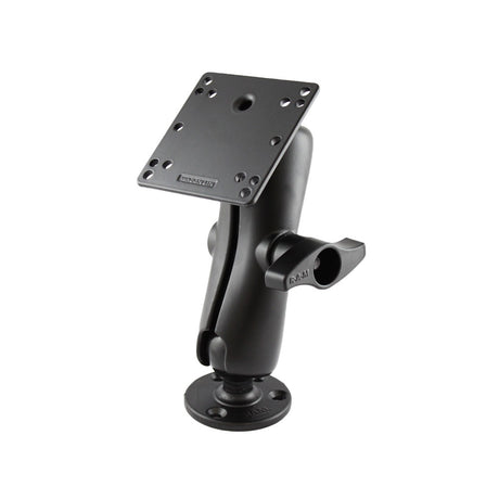 RAM Mount 475 Square Base VESA 75mm  100mm Hole Patterns wSurface Mount  225 Rubber Ball D Size