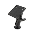 RAM Mount 475 Square Base VESA 75mm  100mm Hole Patterns wSurface Mount  15 Rubber Ball Size