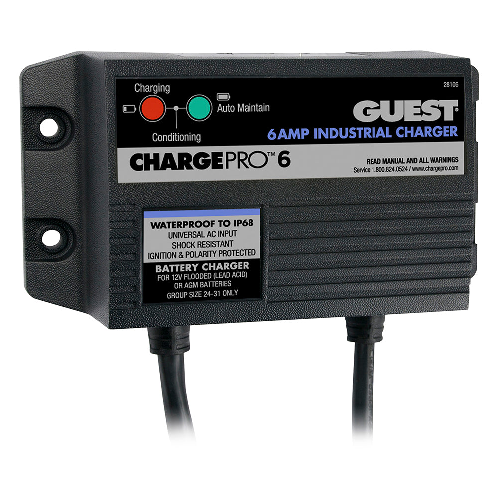 Guest 6A12V 1 Bank 120V Input OnBoard Battery Charger