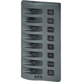 Blue Sea 4309 WeatherDeck 12V DC Waterproof Switch Panel  8 Position