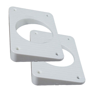 TACO Wedge Plates fGrand Slam Outriggers  White