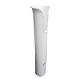 TACO Poly ThruBolt Rod Holder wMounting Holes  No Hardware  White