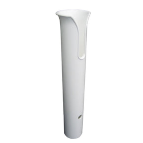 TACO Poly ThruBolt Rod Holder wMounting Holes  No Hardware  White